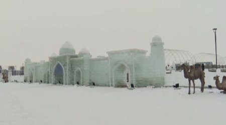 Астанада мұздан жасалған туындылар байқауы өтіп жатыр