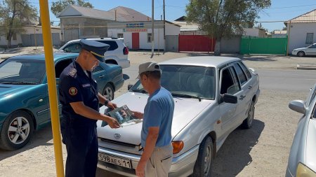 Автокөліктегі өрт қауіпсіздік ережелерін сақтаңыздар