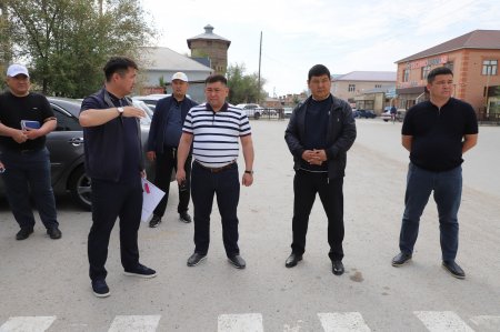 АУДАН ӘКІМІ ЖОСАЛЫ КЕНТІНДЕГІ БІРҚАТАР НЫСАНДАРДЫ АРАЛАДЫ