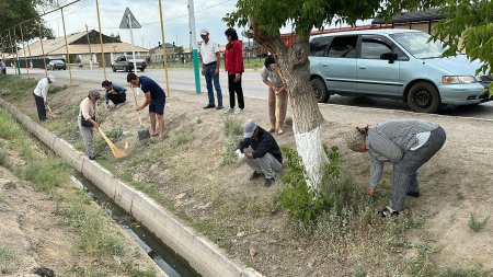 “ТАЗА ҚАЗАҚСТАН": ЭКОЛОГИЯЛЫҚ АКЦИЯСЫ АЯСЫНДА ҚАРҚЫНДЫ ТАЗАЛЫҚ ЖҰМЫСТАРЫ ЖҮРГІЗІЛДІ
