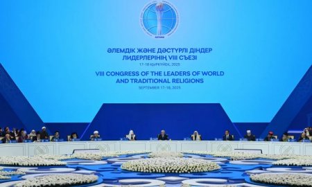 Қазақстан Президенті Әлемдік және дәстүрлі діндер көшбасшыларының VIII съезінің ашылуында сөз сөйледі