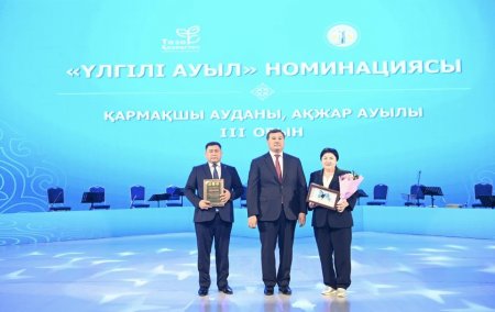 ЕҢБЕК КҮНІ ҚАРСАҢЫНДА «ҮЛГІЛІ ЕЛДІ МЕКЕН» ОБЛЫСТЫҚ КОНКУРСЫ ЖЕҢІМПАЗДАРЫНА 19 КОММУНАЛДЫҚ ТЕХНИКА ТАБЫСТАЛДЫ