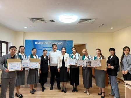 БАЙҚОҢЫРДАҒЫ ТІЛ ШЕБЕРЛЕРІНІҢ БӘЙГЕСІ
