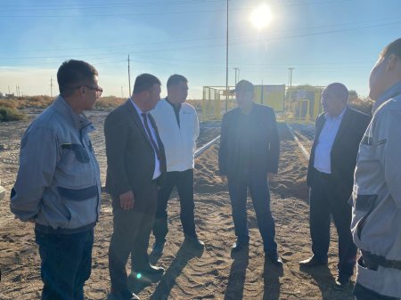 ГАЗ ҚҰБЫРЫНЫҢ ҚҰРЫЛЫСЫ ЖҰМЫСТАРЫНА МОНИТОРИНГ ЖҮРГІЗІЛДІ