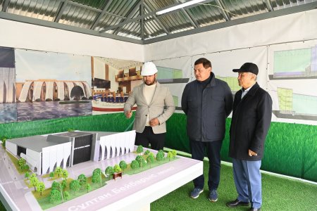 АЙМАҚ БАСШЫСЫ «ҚЫЗЫЛОРДА АРЕНА» КӨПФУНКЦИОНАЛДЫ СПОРТ КЕШЕНІНІҢ ҚҰРЫЛЫС БАРЫСЫН КӨРДІ