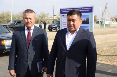 АУДАН ӘКІМІ АУЫЛДАРДА АТҚАРЫЛЫП ЖАТҚАН ЖҰМЫСТАРМЕН ТАНЫСТЫ