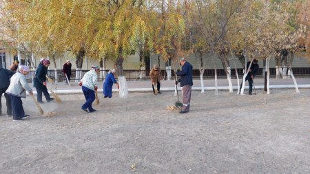 АУДАНДА СЕНБІЛІК ЖҰМЫСТАРЫ ҚАРҚЫНДЫ ЖАЛҒАСУДА