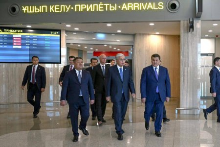 Мемлекет басшысының сапары «Қорқыт ата» халықаралық әуежайының жаңа терминалымен танысудан басталды