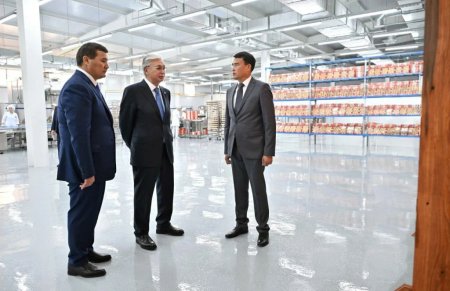 Мемлекет басшысы «Қызылорда-нан» цехына барды