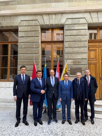 АЙМАҚ БАСШЫСЫ ШВЕЙЦАРИЯДА КЕЛІССӨЗДЕР ЖҮРГІЗУДЕ