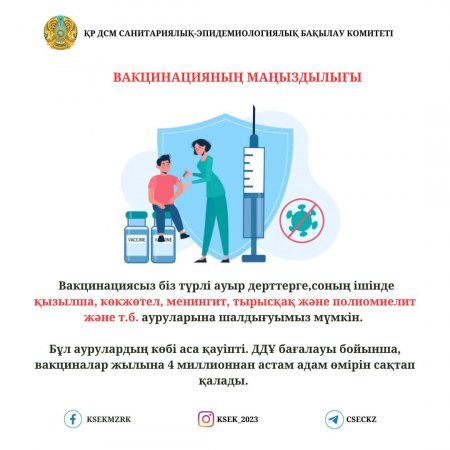 Екпені дер кезінде алу – қоғамдық денсаулықты қорғаудың негізгі тетігі