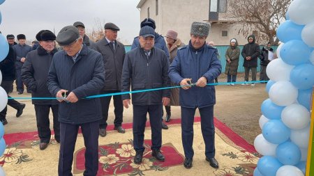 Қызылорда облысында екі ауылға бірдей қызмет көрсететін жаңа учаскелік полиция пункті ашылды