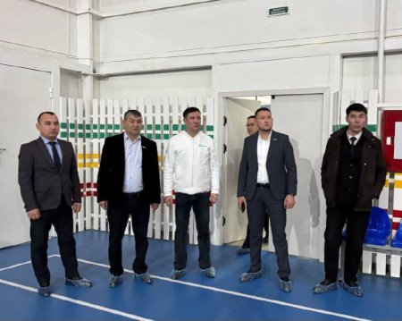 АҚАЙ АУЫЛЫНДАҒЫ СПОРТ КЕШЕНІНІҢ ЖҰМЫСЫ ПЫСЫҚТАЛДЫ