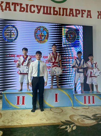Заң мен тәртіп» қағидаты аясында қазақ күресінен аудандық ашық біріншілік өтті