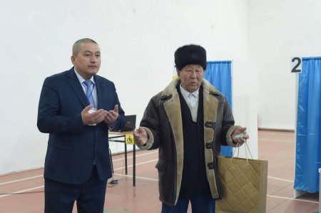 №96 сайлау учаскесінде алғашқы дауыс беруші анықталды