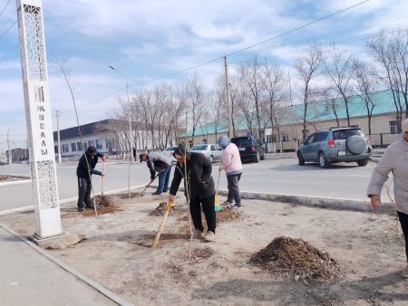 «ТАЗА ҚАЗАҚСТАН» АКЦИЯСЫ АЯСЫНДА СЕНБІЛІК ЖҰМЫСТАРЫ ҚАРҚЫНДЫ ЖҮРГІЗІЛДІ