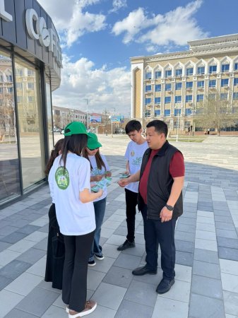 «Таза Қазақстан» ұлттық жобасы аясында «Қалдықсыз әлем» экологиялық акциясы өтті