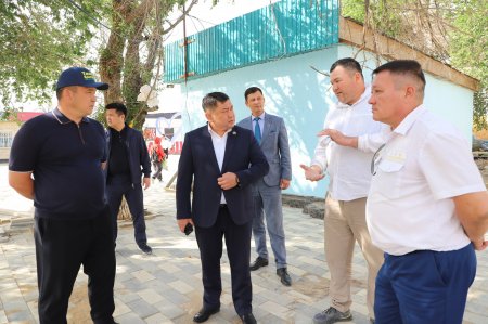 АУДАН ӘКІМІ ЖОСАЛЫ КЕНТІНДЕГІ НЫСАНДАРДЫ АРАЛАДЫ