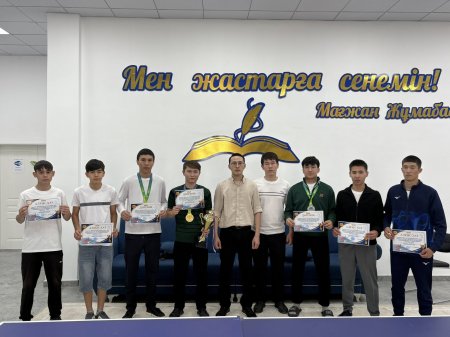 Жастар арасында үстел теннисінен турнир өткізілді