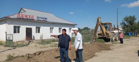 «ТАЗА ҚАЗАҚСТАН» АКЦИЯСЫ АЯСЫНДАҒЫ ТАЗАЛЫҚ ЖҰМЫСТАРЫ БАҚЫЛАУҒА АЛЫНДЫ