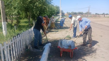«ТАЗА ҚАЗАҚСТАН» АКЦИЯСЫ АЯСЫНДА СЕНБІЛІК ЖҰМЫСТАРЫ ЖҮРГІЗІЛУДЕ