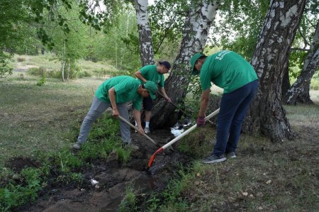 «Мөлдір бұлақ» ауқымды экологиялық акциясының екінші кезеңін бастады