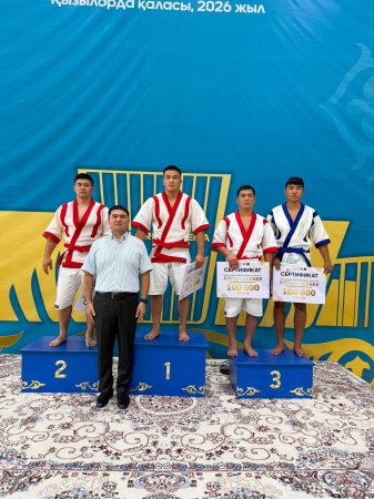 Қызылорда облысы полиция департаменті "Жылдам қимылдайтын" арнайы жасағының қызметкерлері «Алтын белбеу» турнирінде топ жарды