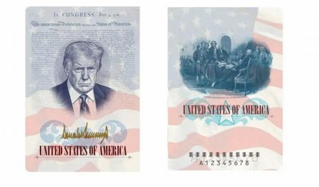 АҚШ Трамптың бейнесі бар паспорттарды шығарды