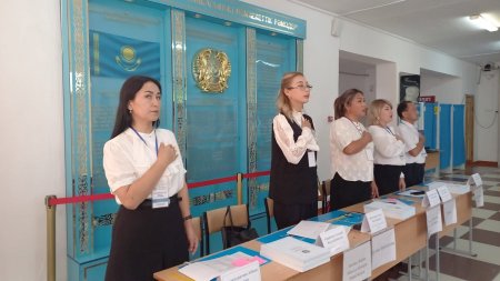 Қармақшы ауданындағы барлық 35 сайлау учаскесі өз жұмысын бастады
