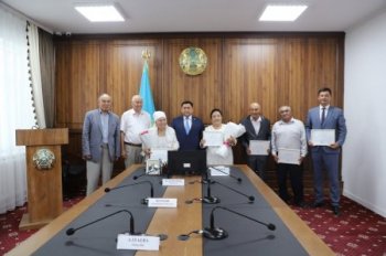 ҚҰРЫЛЫСШЫЛАРҒА ҚҰРМЕТ КӨРСЕТІЛДІ