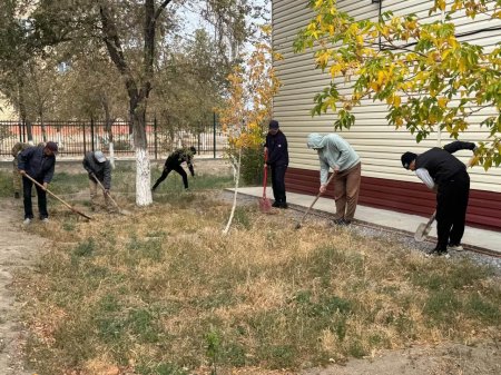 АУДАНДА СЕНБІЛІК ЖҰМЫСТАРЫ ҚАРҚЫНДЫ ЖАЛҒАСУДА