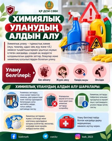 ХИМИЯЛЫҚ УЛАНУДЫҢ АЛДЫН АЛУ