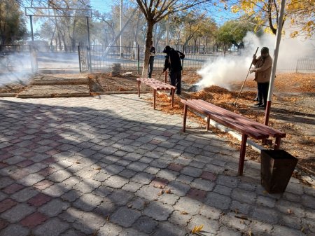 АУДАНДА СЕНБІЛІК ЖҰМЫСТАРЫ ҚАРҚЫНДЫ ЖАЛҒАСУДА