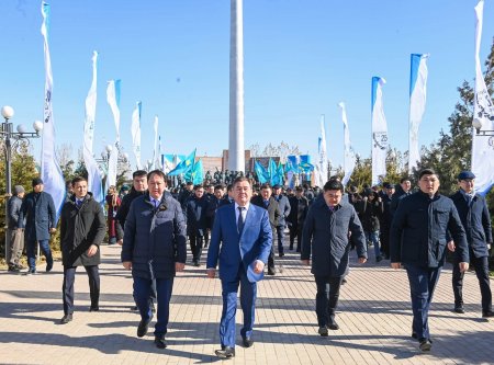 МЕМЛЕКЕТТІК ТУ КӨТЕРУ РӘСІМІ ӨТТІ
