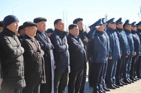 РЕСПУБЛИКА КҮНІНЕ ОРАЙ МЕМЛЕКЕТТІК ТУ КӨТЕРУ РӘСІМІ ӨТТІ